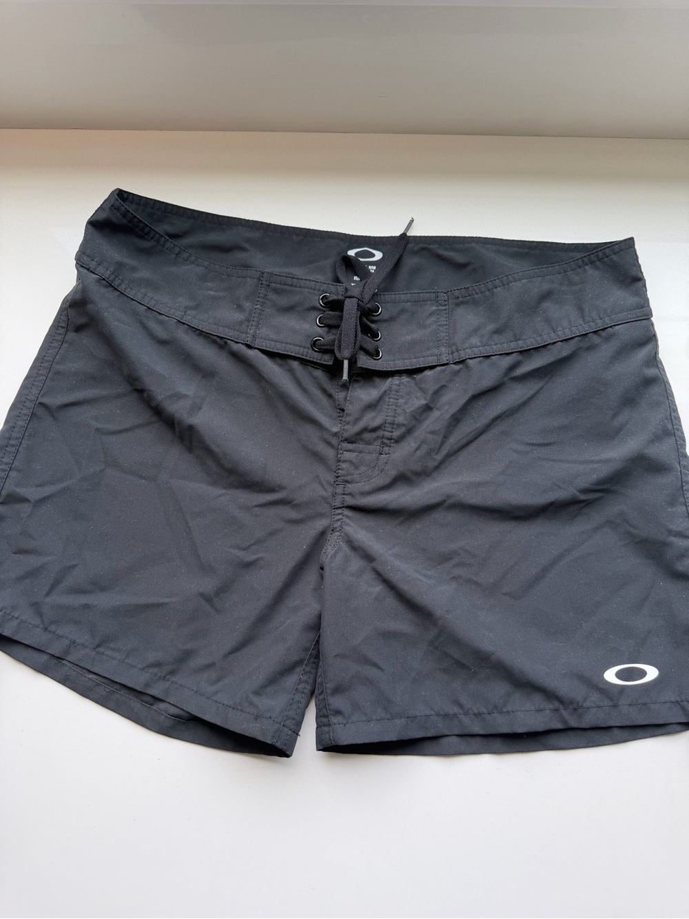 Oakley Black Lace-Up Men's Swim Board Shorts